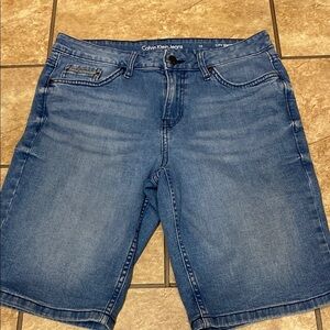 Calvin Klein Blue Jean Shorts Size 10 Timeless Design